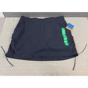 Columbia Womens Omni-Shade Skort Abyss XL New Blue NWT